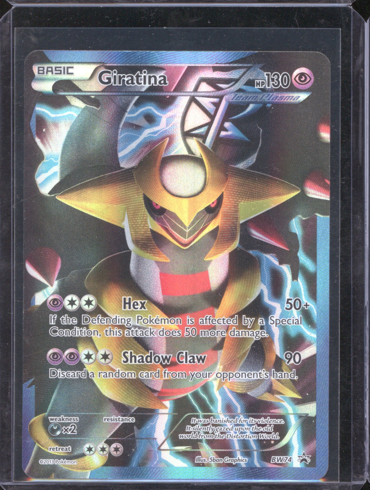 2013 Pokémon Black & White Promo Giratina BW74 Holo