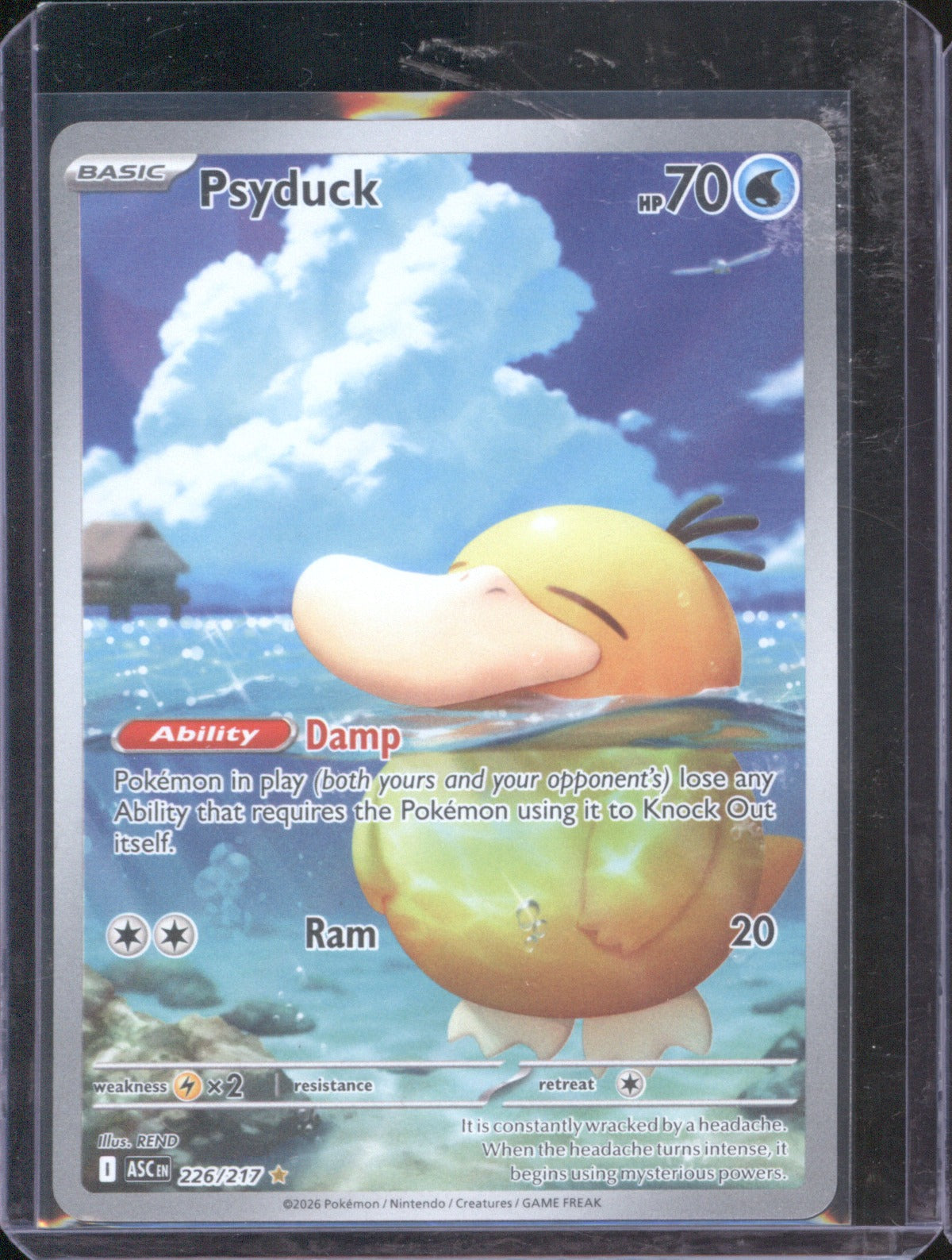 2026 Pokémon Ascended Heroes Psyduck 226/217 Illustration Rare