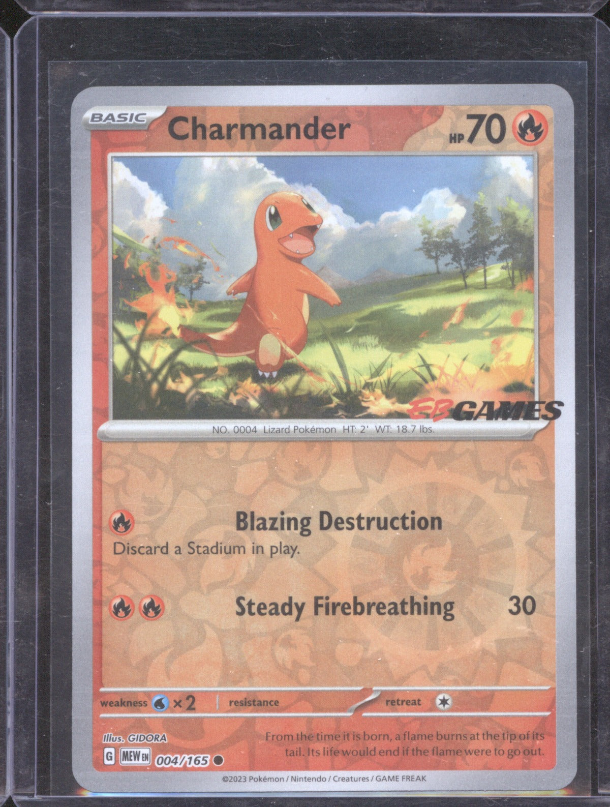 2023 Pokémon Scarlet & Violet 151 Charmander 004/165 EB Games
