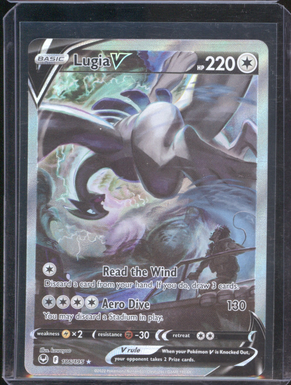 2022 Pokémon Silver Tempest Lugia V 186/195 Alternate Full Art
