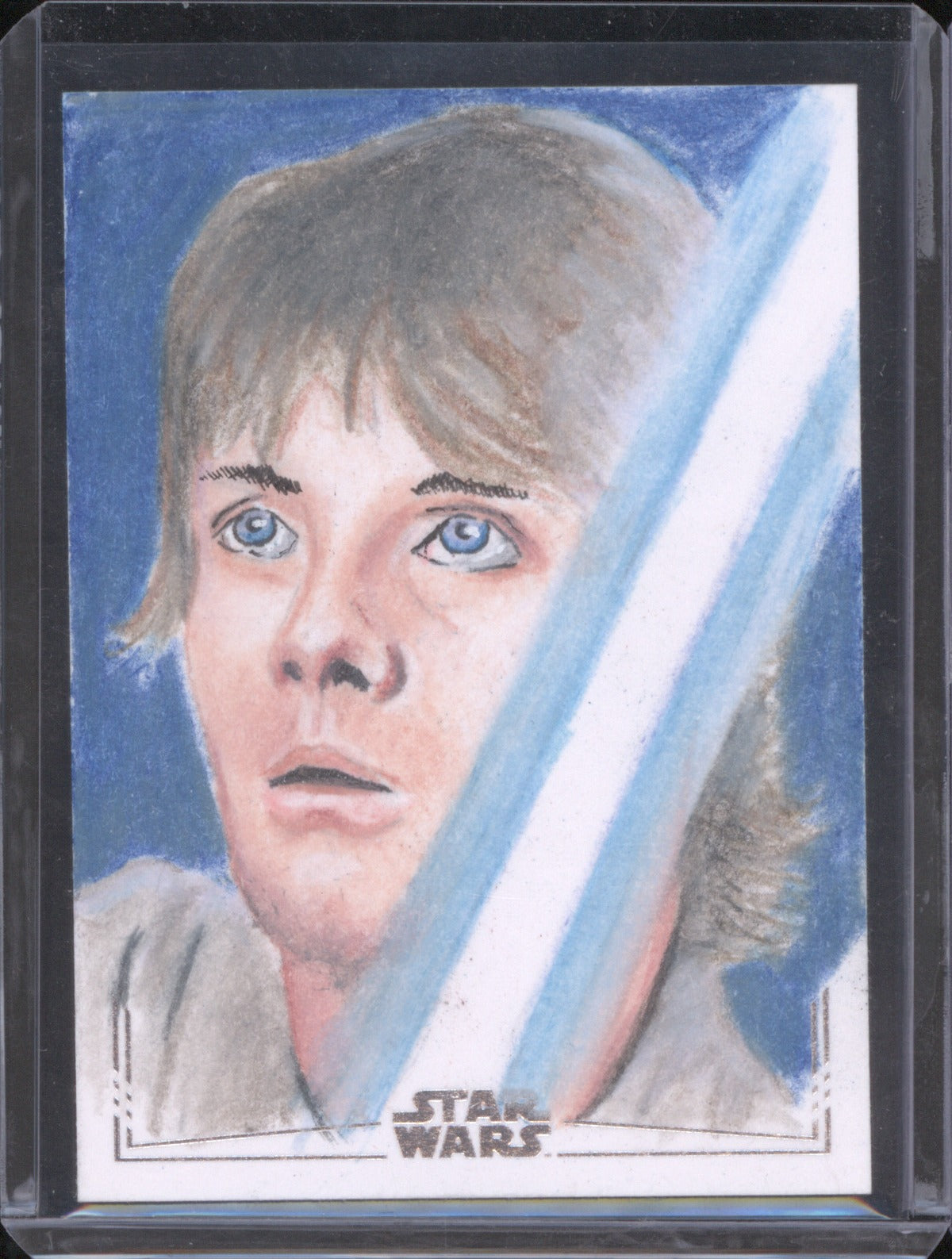 Star Wars Sketch Card 1/1 Luke Skywalker James Boyd