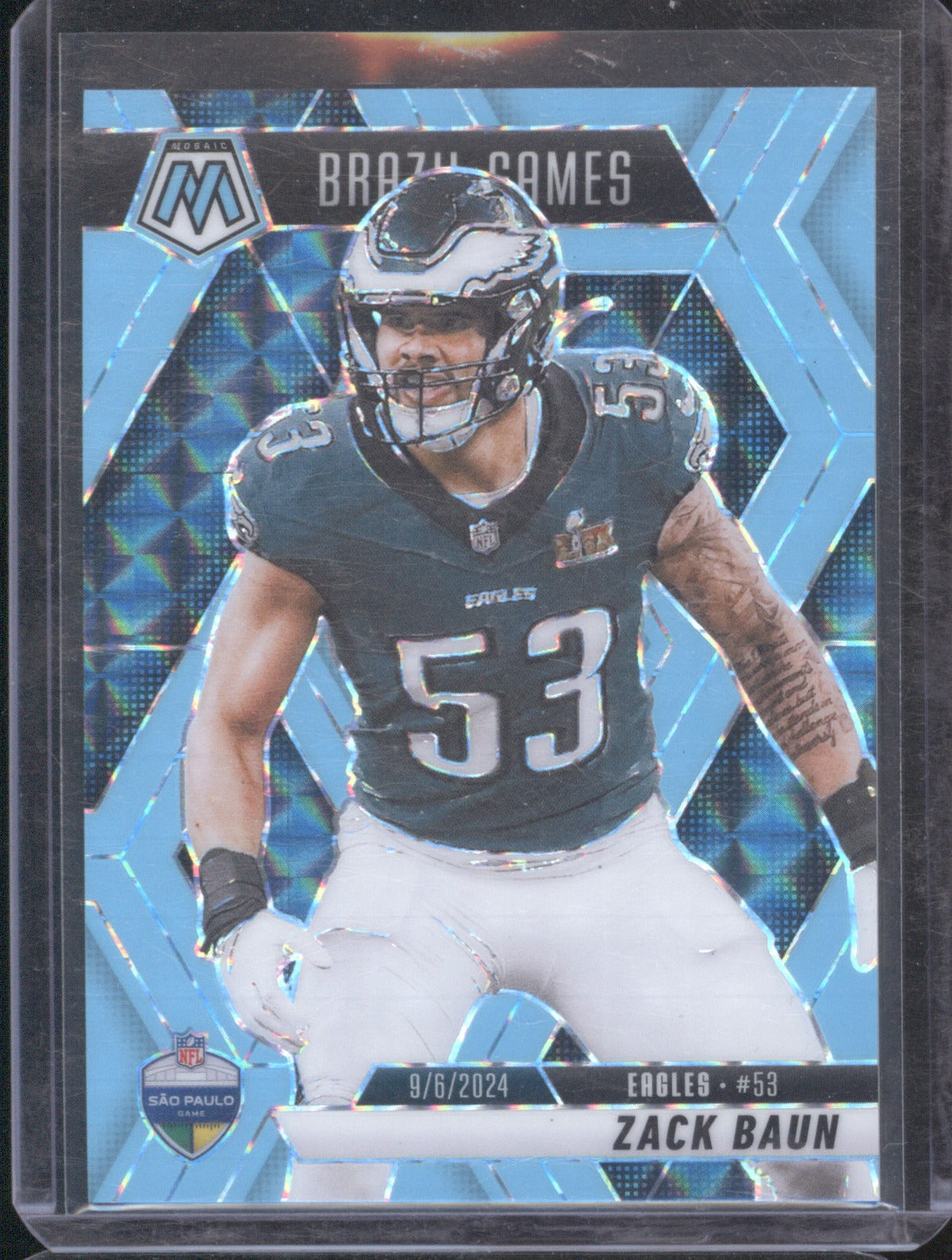2025 Panini Mosaic Zack Baun 268 Brazil Games /15