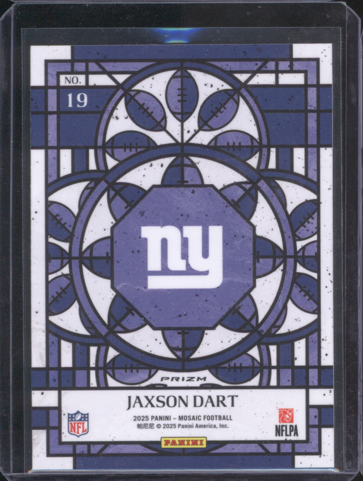 Jaxson Dart 2025 Panini Mosaic 19 Stained Glass RC