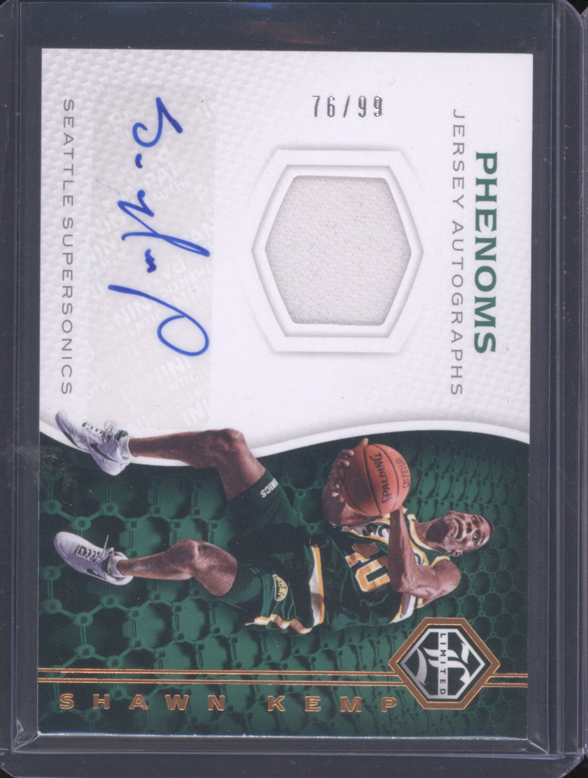 Shawn Kemp 2016-17 Panini Limited Phenoms Jersey Autographs /99