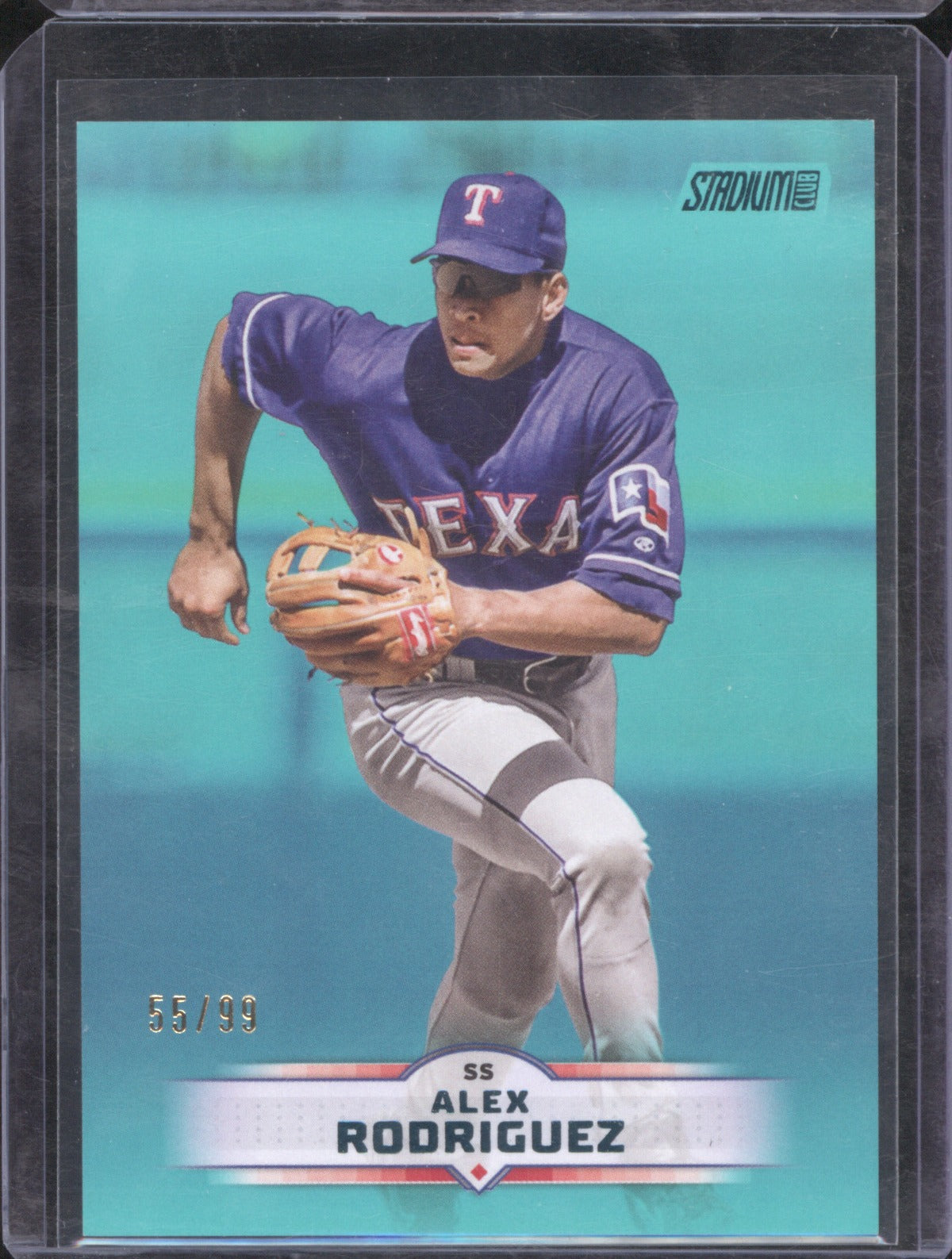 Alex Rodriguez 2025 Topps Stadium Club 130 Turquoise /99