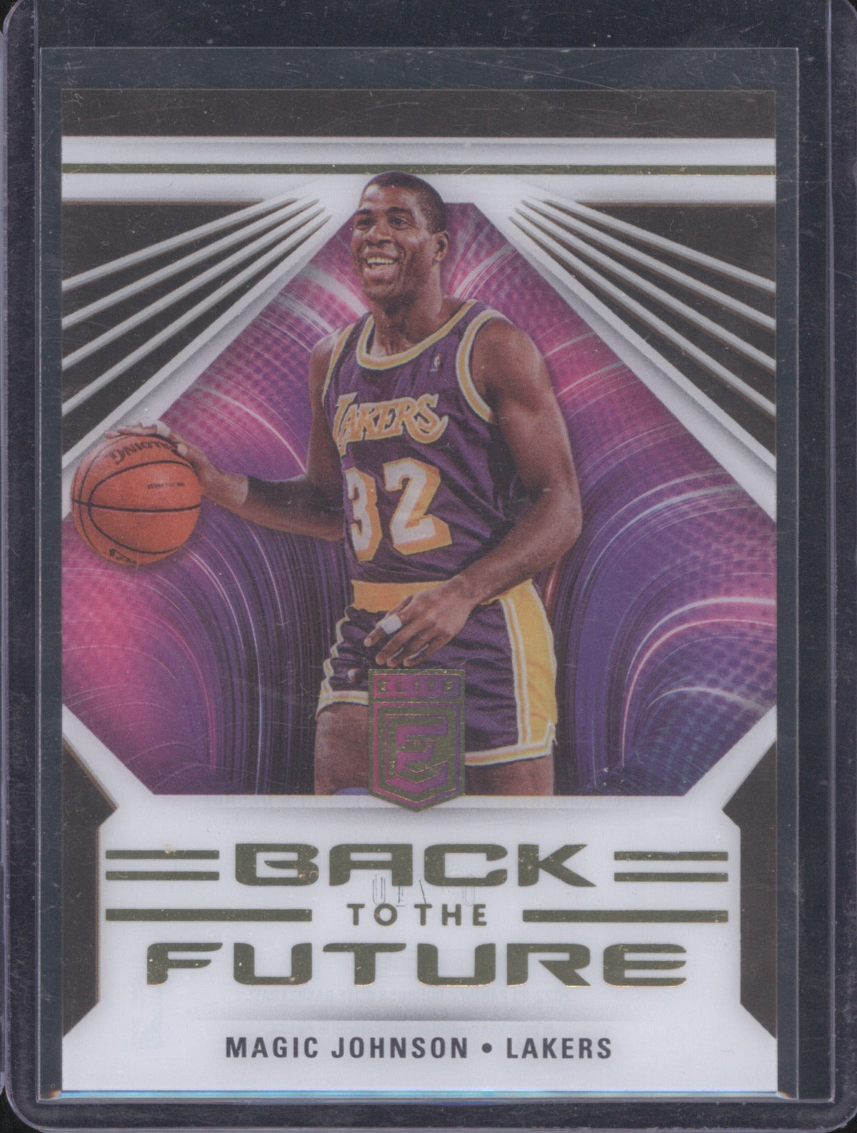 Magic Johnson 2023 Panini Donruss Elite 12 Back to the Future /10