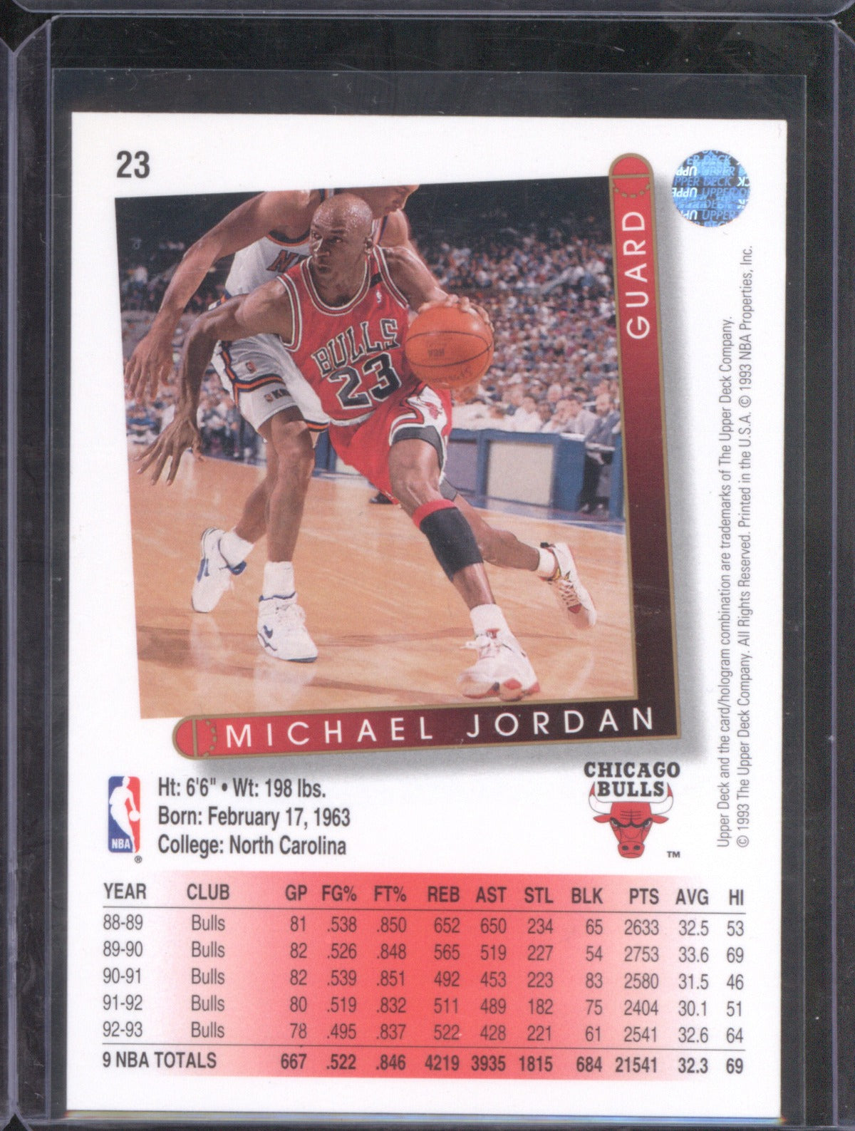 Michael Jordan 1993-94 Upper Deck #23