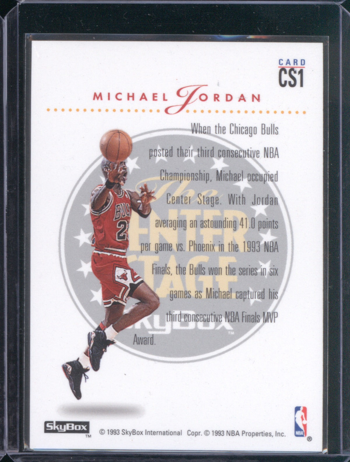 1993 Skybox Premium CS1 Michael Jordan