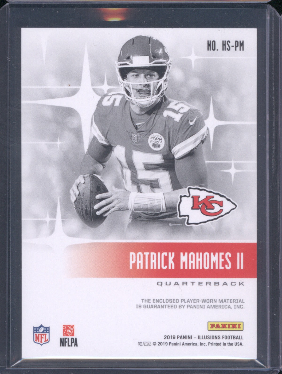 Patrick Mahomes II 2024 Panini Illusions HS-PMS Highlight Jersey