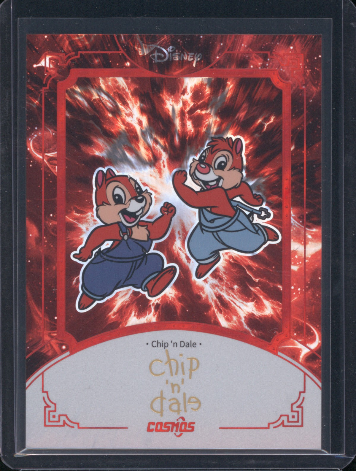 2025 Kakawow Cosmos Disney CDT-B-07 Chip 'n Dale Signature Red