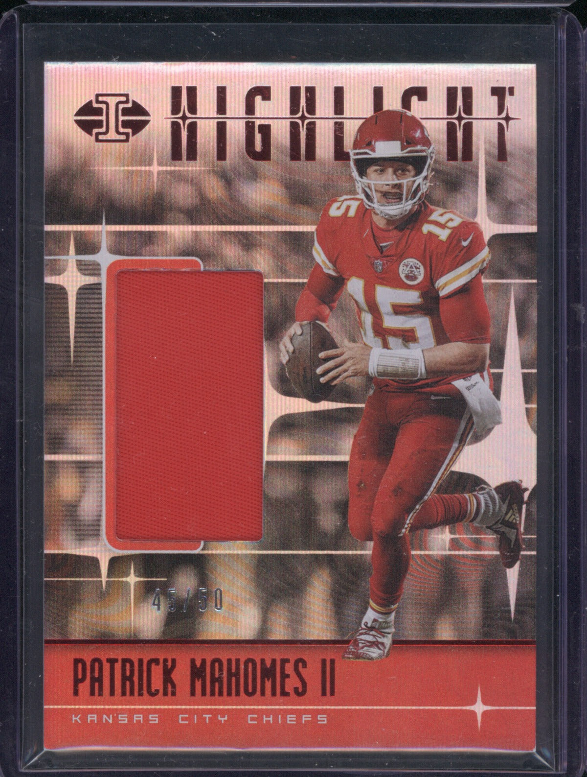 Patrick Mahomes II 2024 Panini Illusions HS-PMS Highlight Jersey