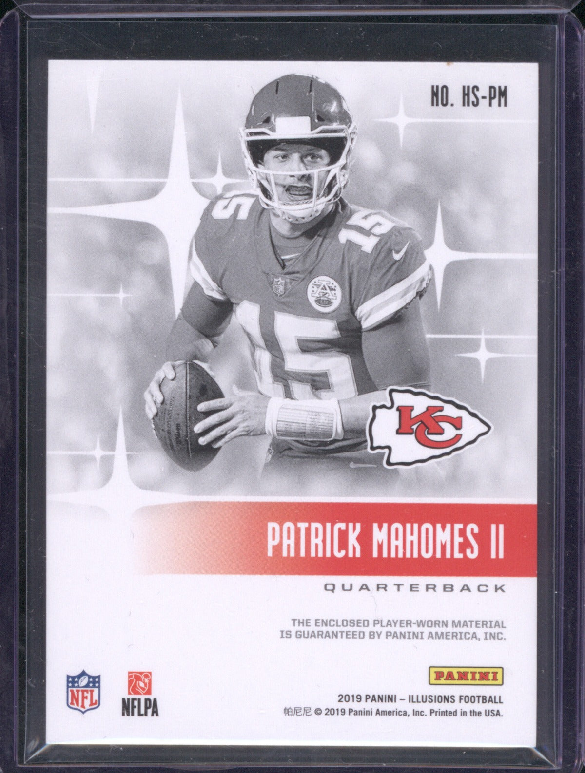 Patrick Mahomes II 2024 Panini Illusions HS-PMS Highlight Jersey
