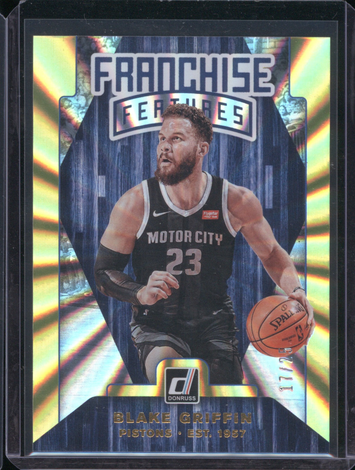 Blake Griffin 2019-20 Panini Donruss 16 Franchise Features Yellow Laser 17/25