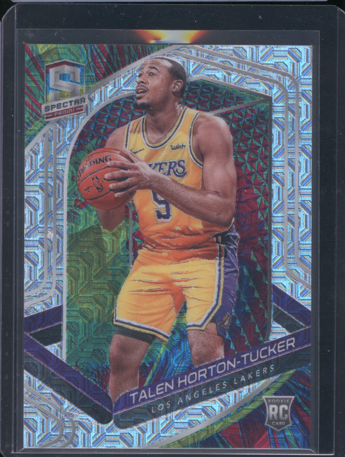 2019-20 Panini Spectra 111 Talen Horton-Tucker Meta 15/25 RC