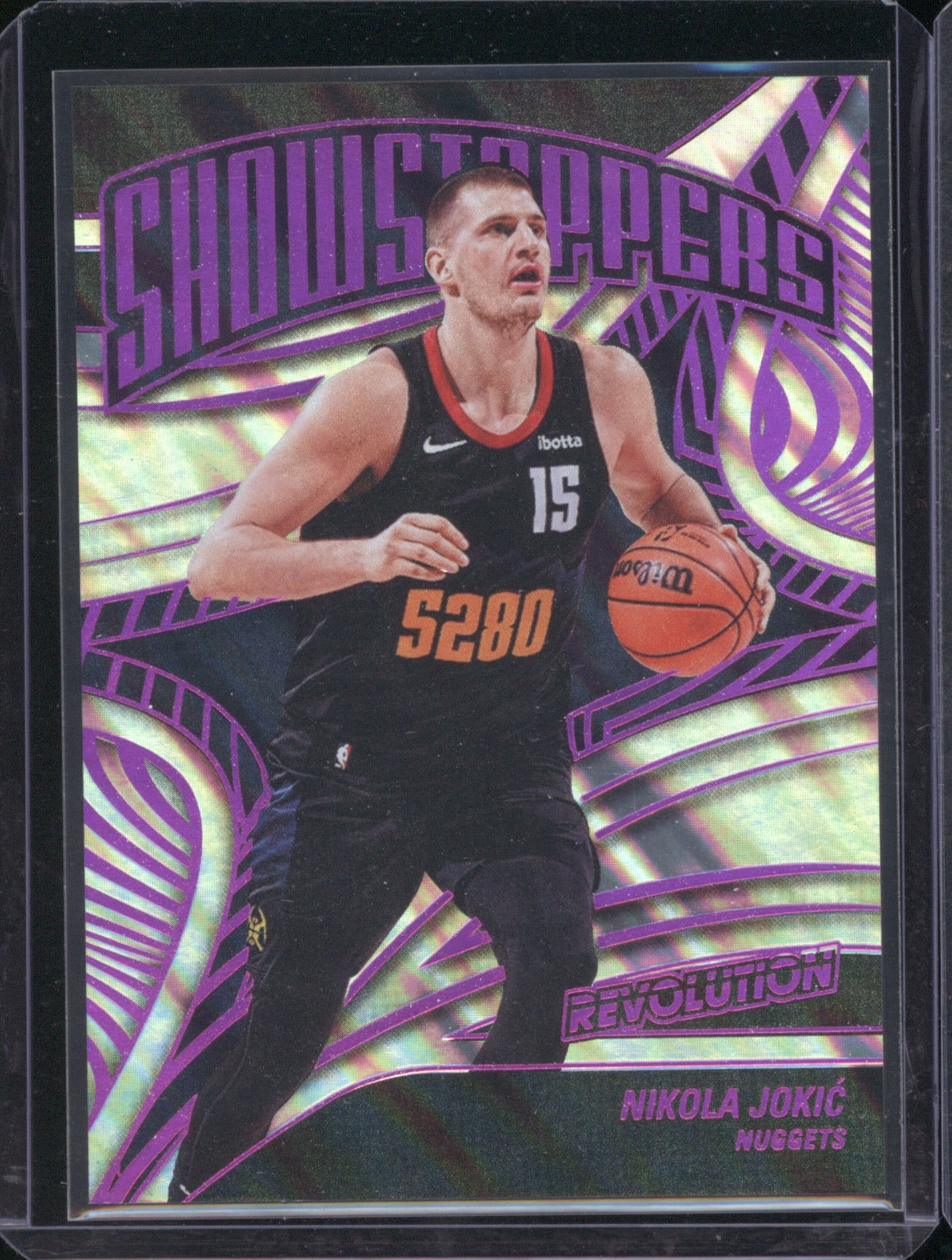 Nikola Jokic 2024-25 Panini Revolution 2 Showstoppers Lava 5/10