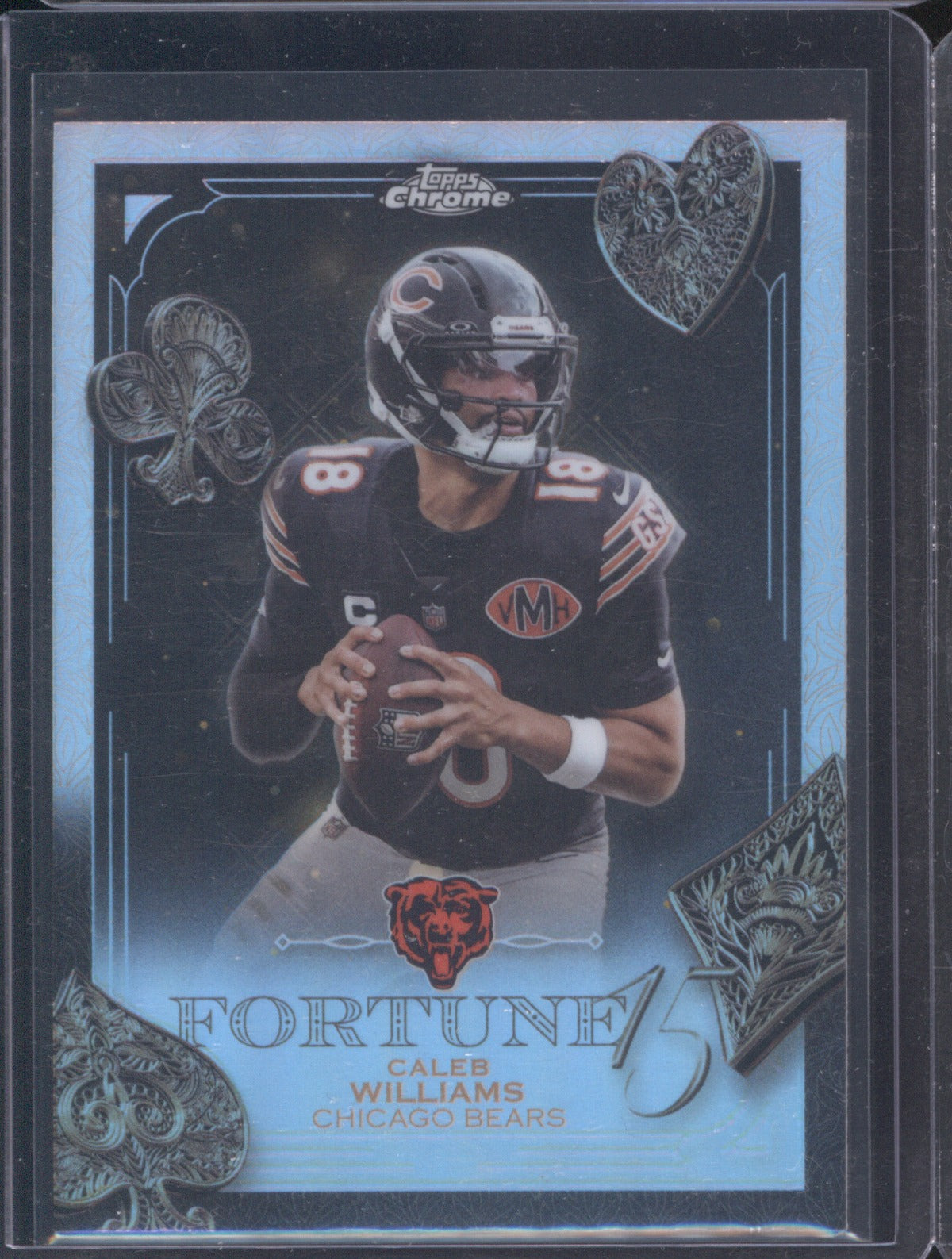 Caleb Williams 2025 Topps Chrome F15-16 Fortune 15
