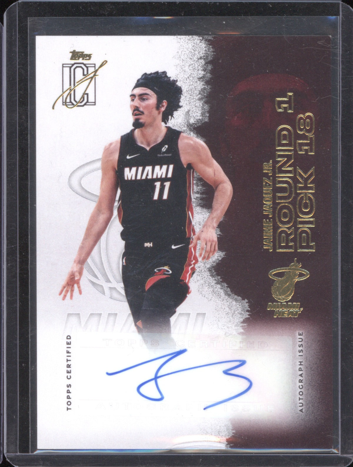 Jaime Jaquez Jr 2025-26 Topps Signature ClassVCA-JJ Veteran Class Auto