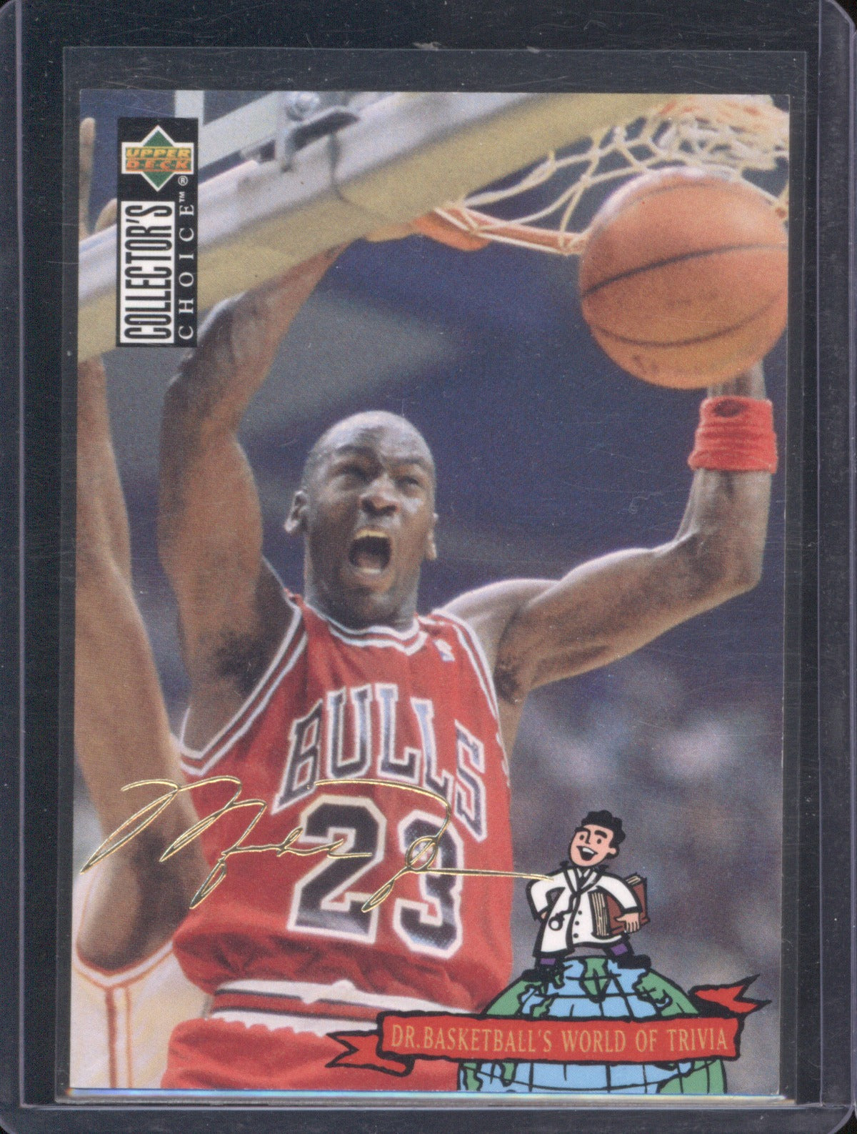 Michael Jordan 1994-95 Upper Deck Collector's Choice 402 World Gold Signature