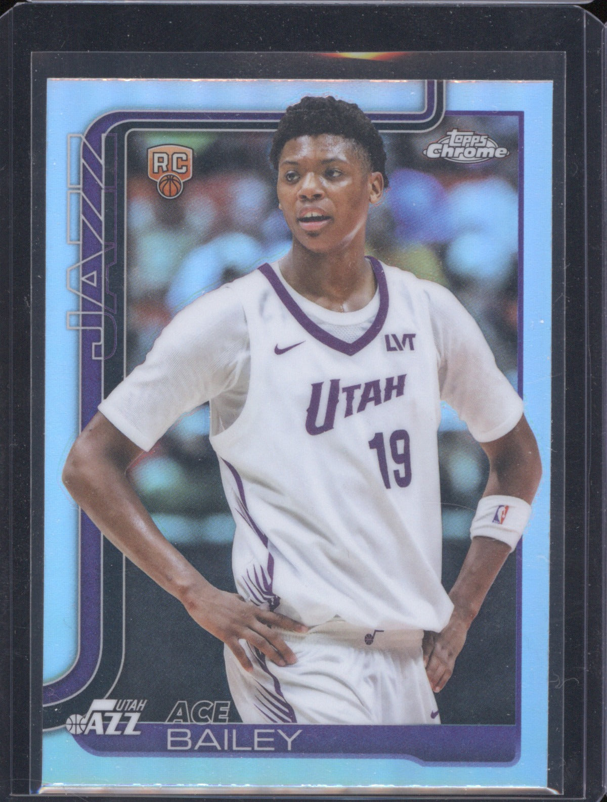 Ace Bailey 2025 Topps Chrome 255 Refractor RC