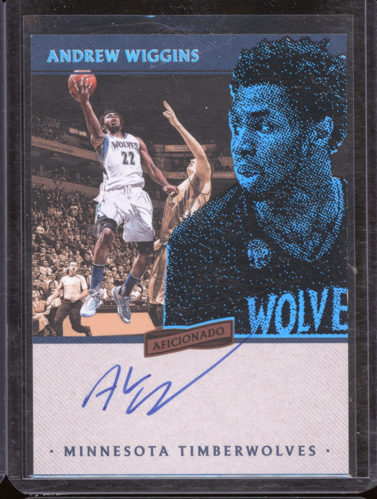 Andrew Wiggins 2016 Panini Aficionado Autograph #10 /125 Timberwolves
