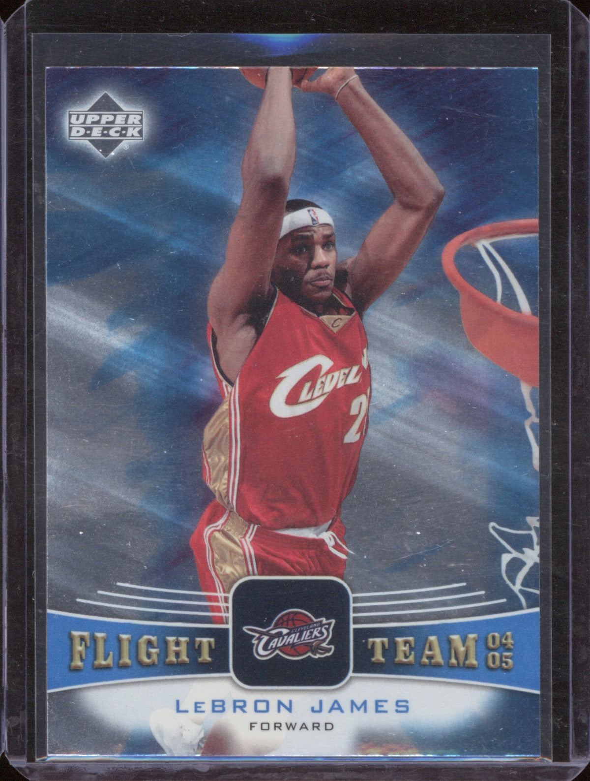 LeBron James 2004 Upper Deck Flight Team #FT45 Cavaliers