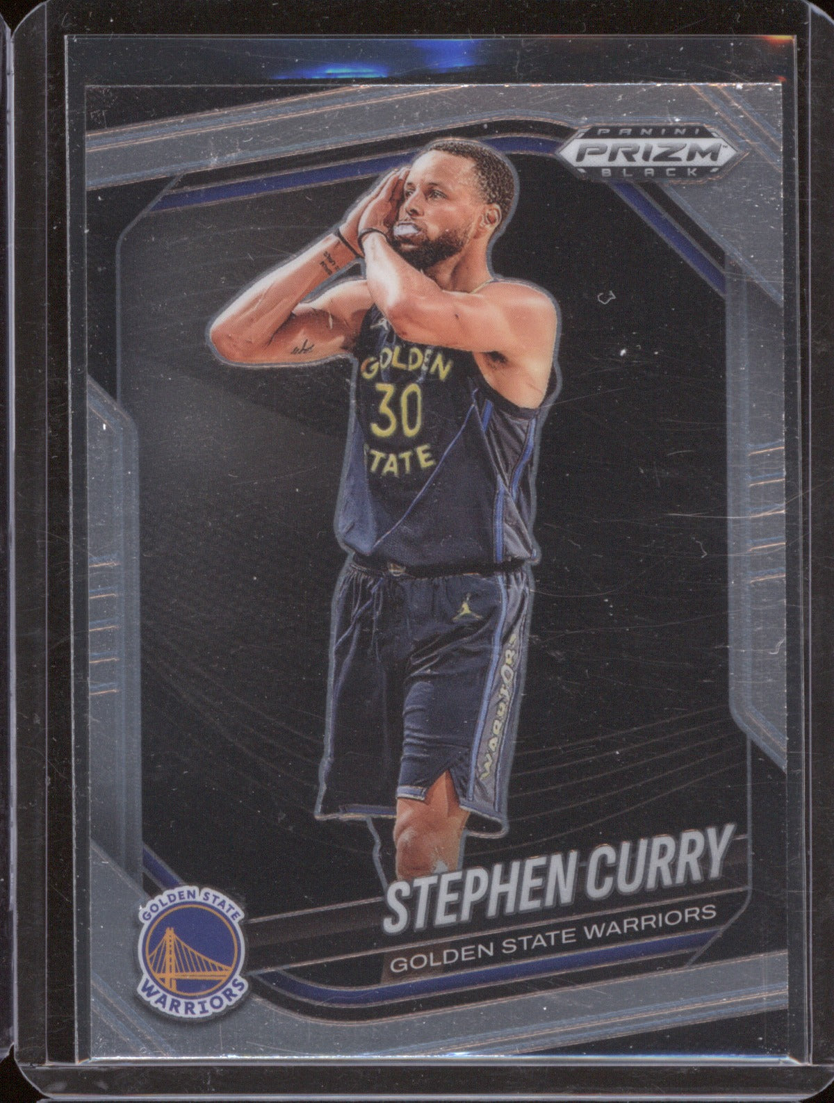 Stephen Curry 2024-25 Panini Prizm Black #7 Base Warriors