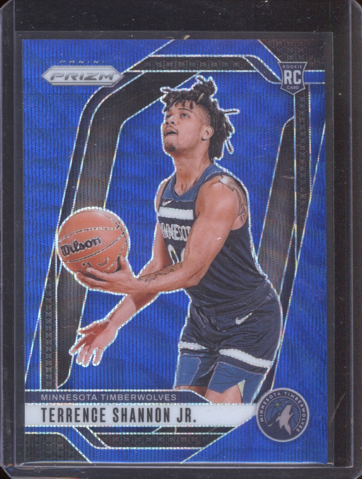 Terrence Shannon 2024 Panini Prizm Jr. #224 Blue Wave /125 Timberwolves