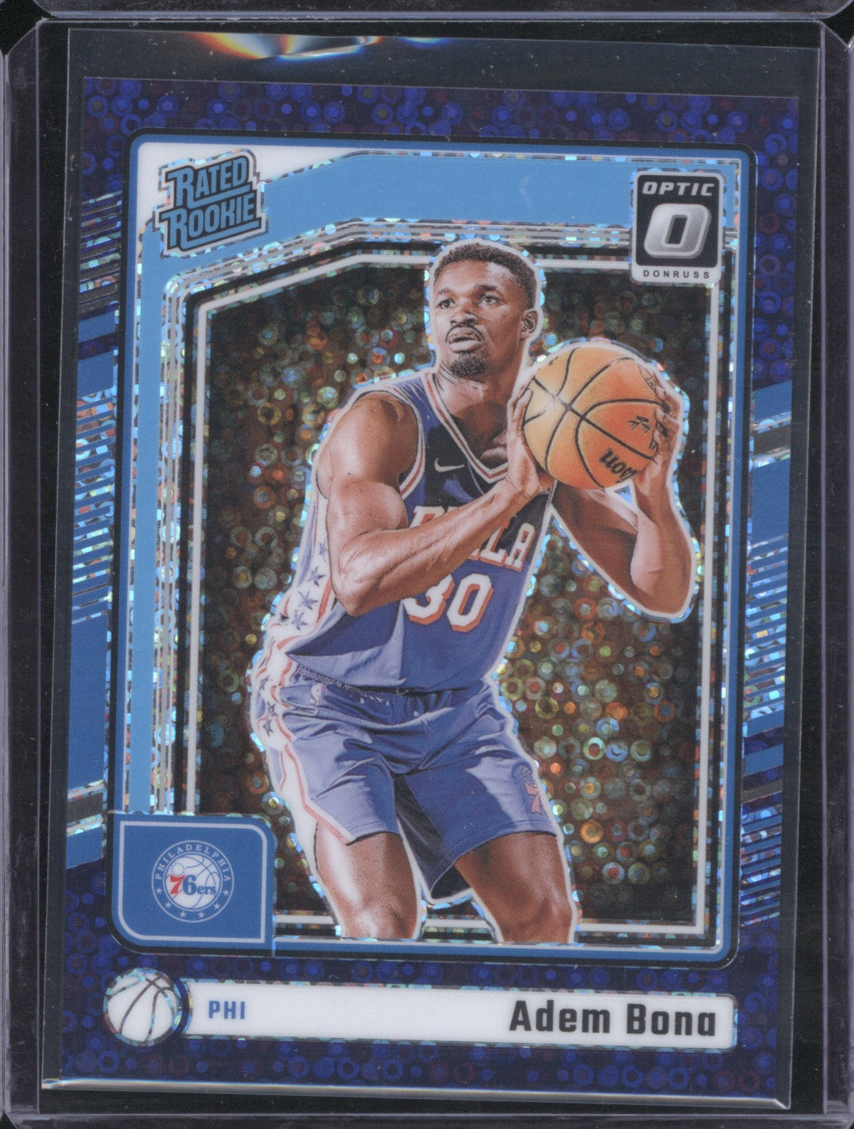Adem Bona 2024-25 Panini Donruss Optic 281 Fast Break Purple 6/99 RC