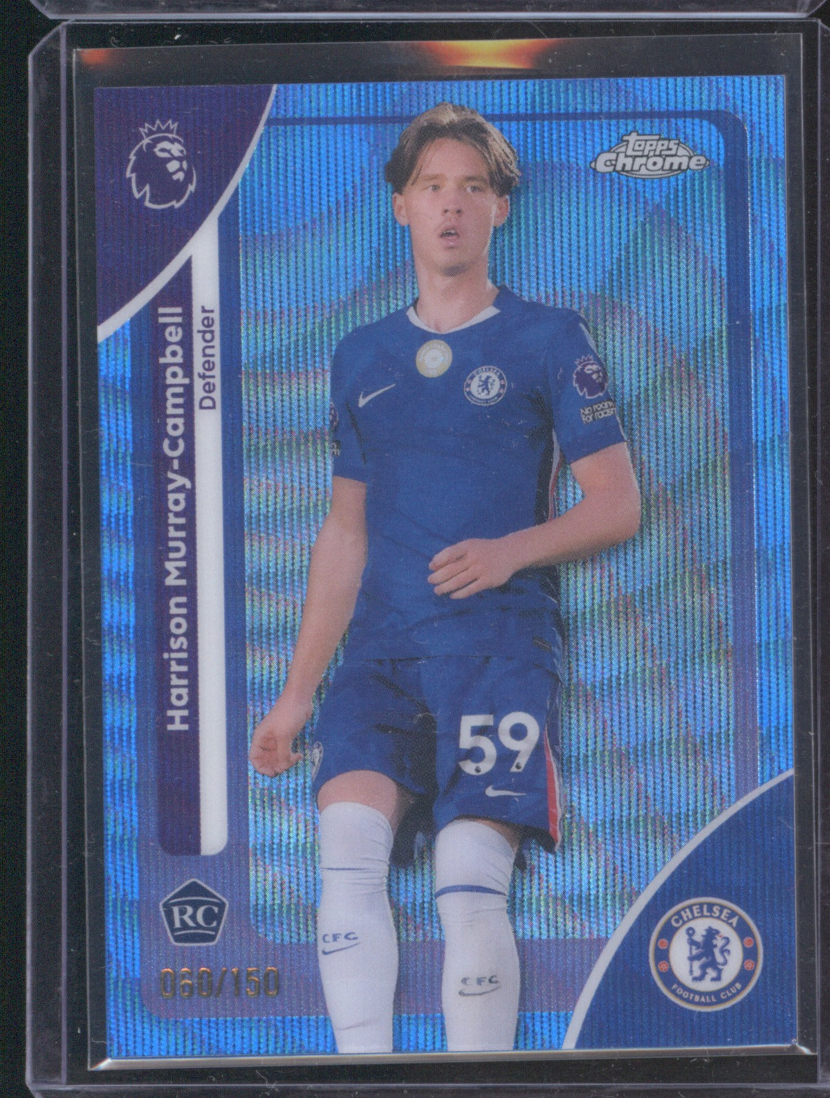 Harrison Murray-Campbell 2025-26 Topps Chrome #69 Premier League Blue RC /150