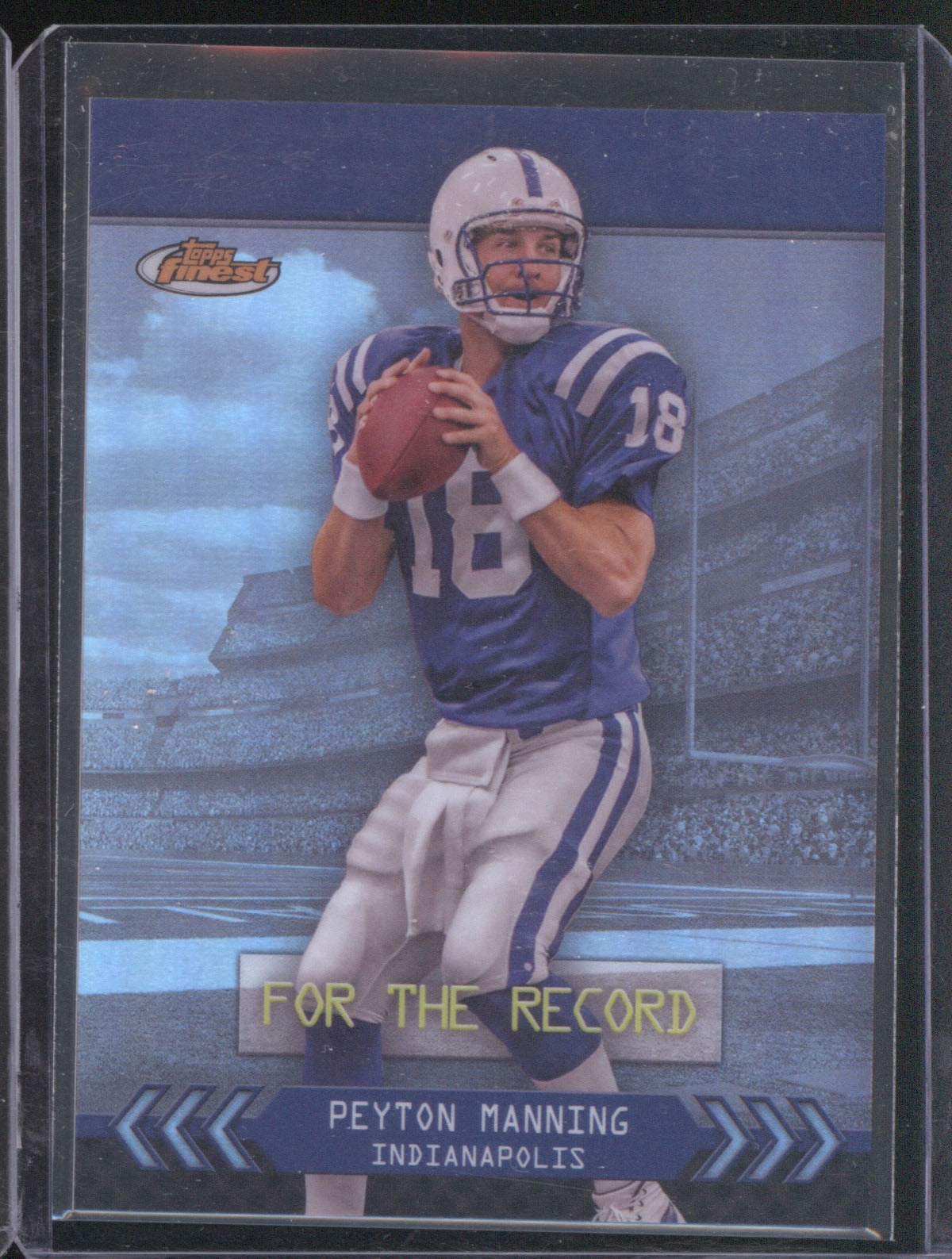 2024 Topps Finest Peyton Manning #FTR-5 For The Record