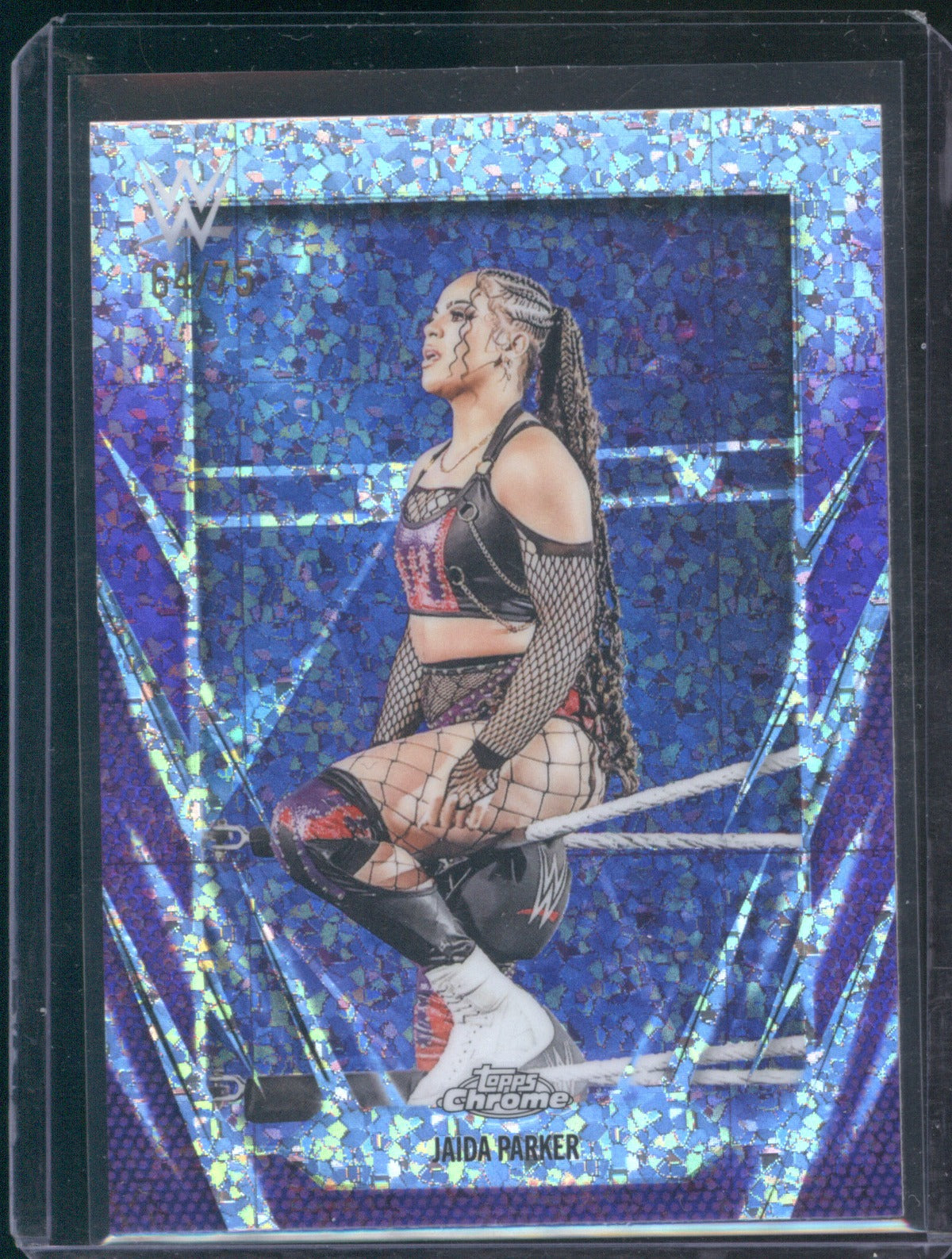 2026 Topps Chrome WWE Jaida Parker #200 Purple Mini Diamond /75