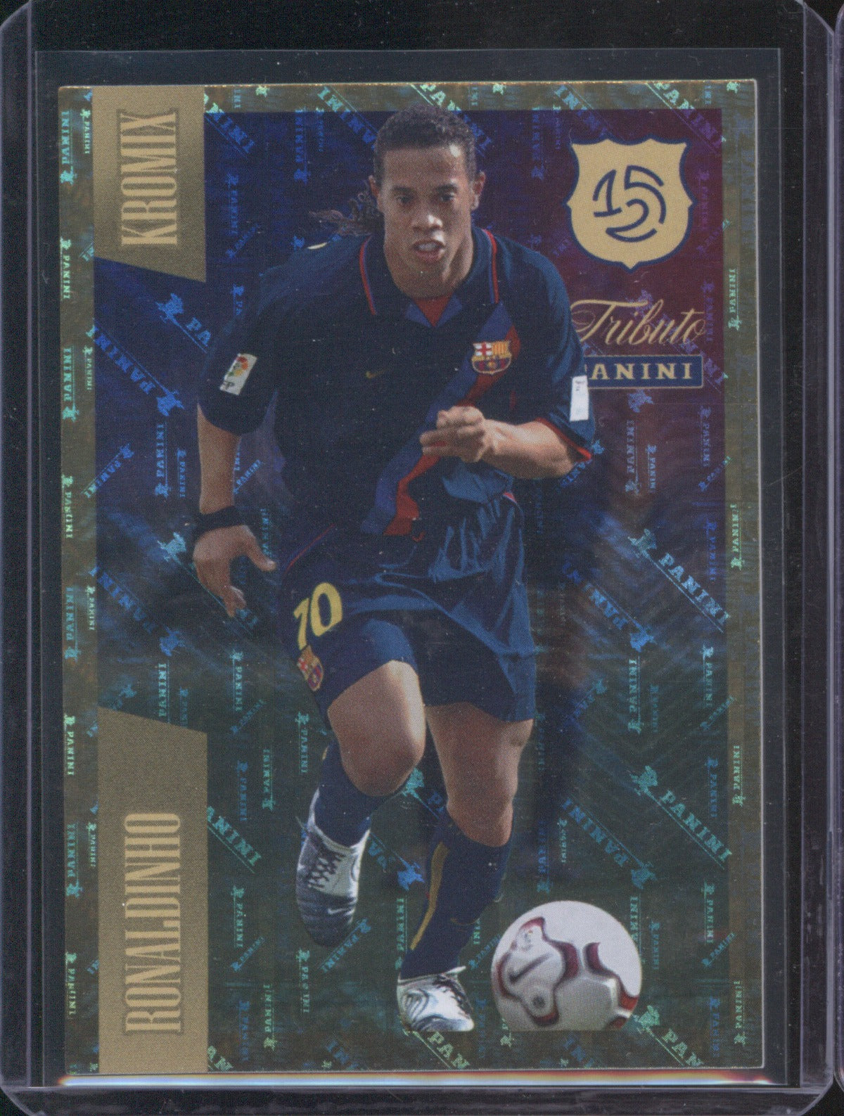 Ronaldinho 2025 Panini Tribute 125 Anniversary #K84 Kromix