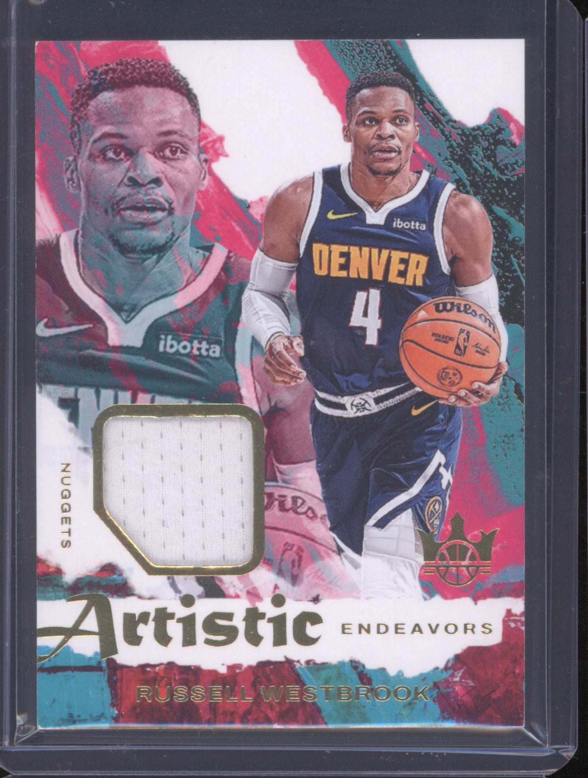 Russell Westbrook 2024-25 Panini Court Kings #AE-RSW Artistic Endeavors