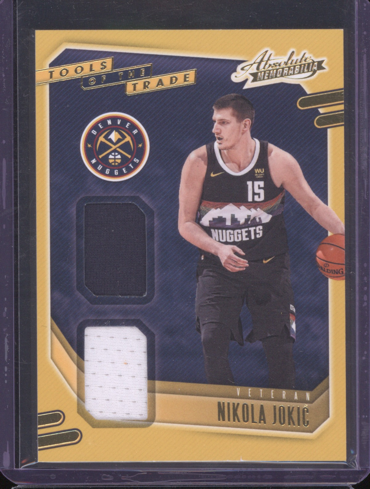 Nikola Jokić 2020-21 Panini Absolute Memorabilia #VT-JOK Tools of the Trade