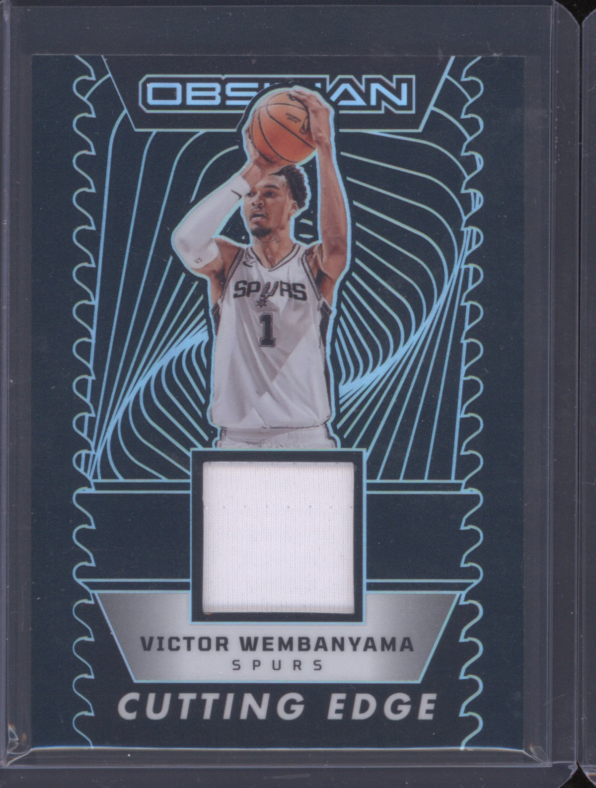 Victor Wembanyama 2024-25 Panini Obsidian #CE-VWS Cutting Edge /249