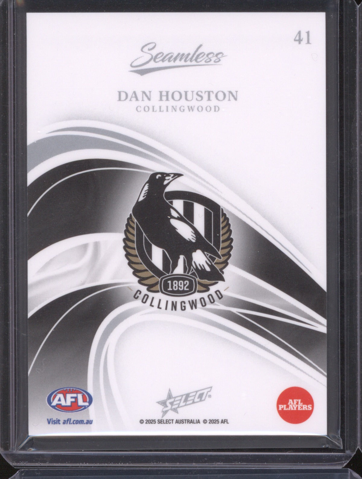 Dan Houston 2025 AFL Select Seamless #41 /95
