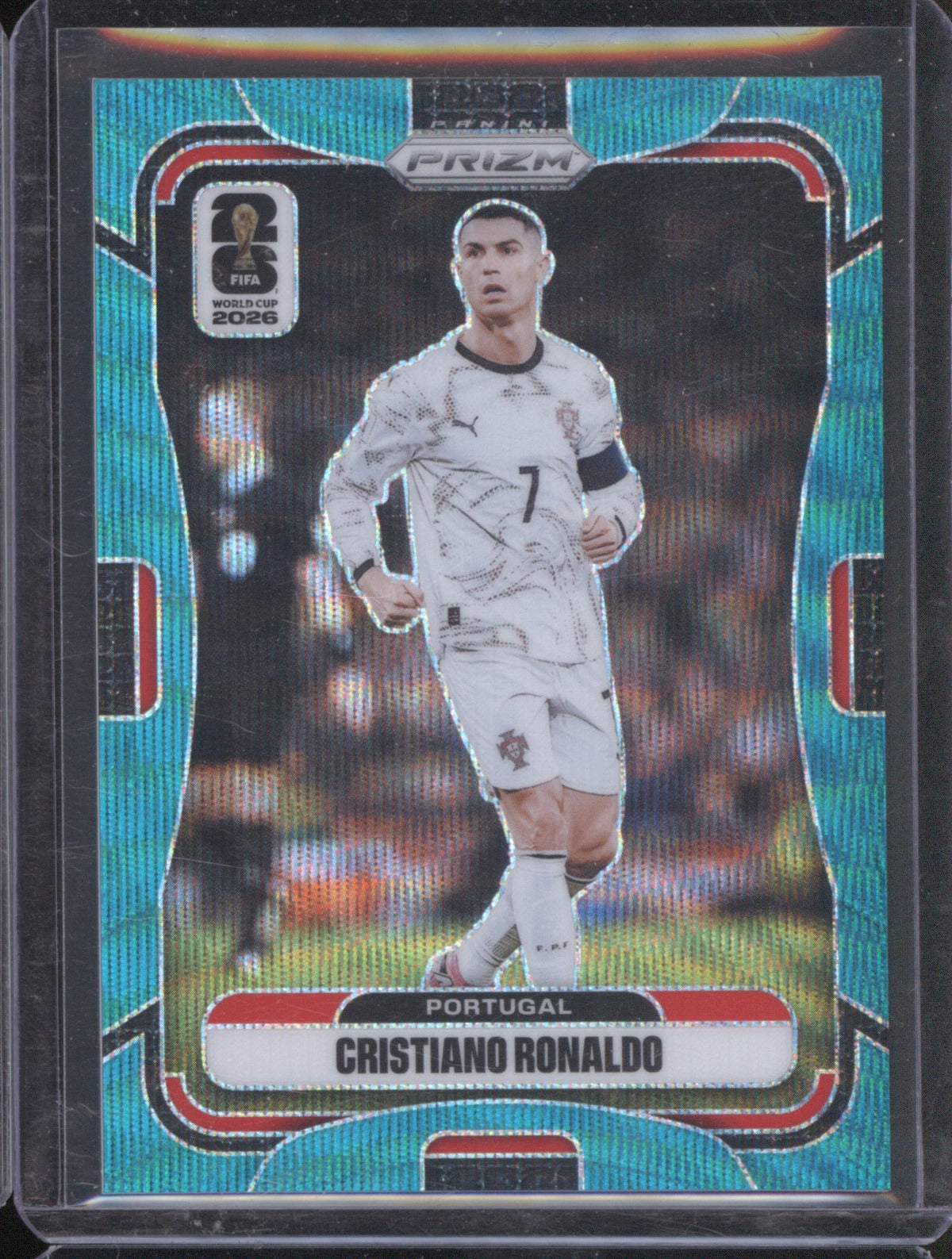 2026 Panini FIFA World Cup Cristiano Ronaldo Teal Wave 37/99