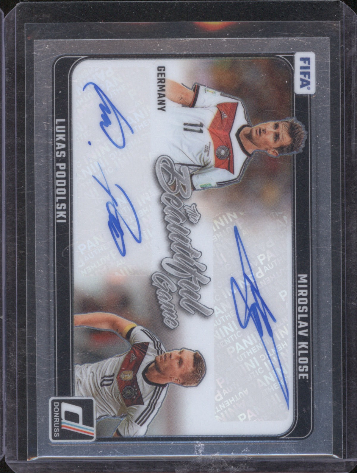 2024 Donruss Miroslav Klose Lukas Podolski The Beautiful Game Dual Auto