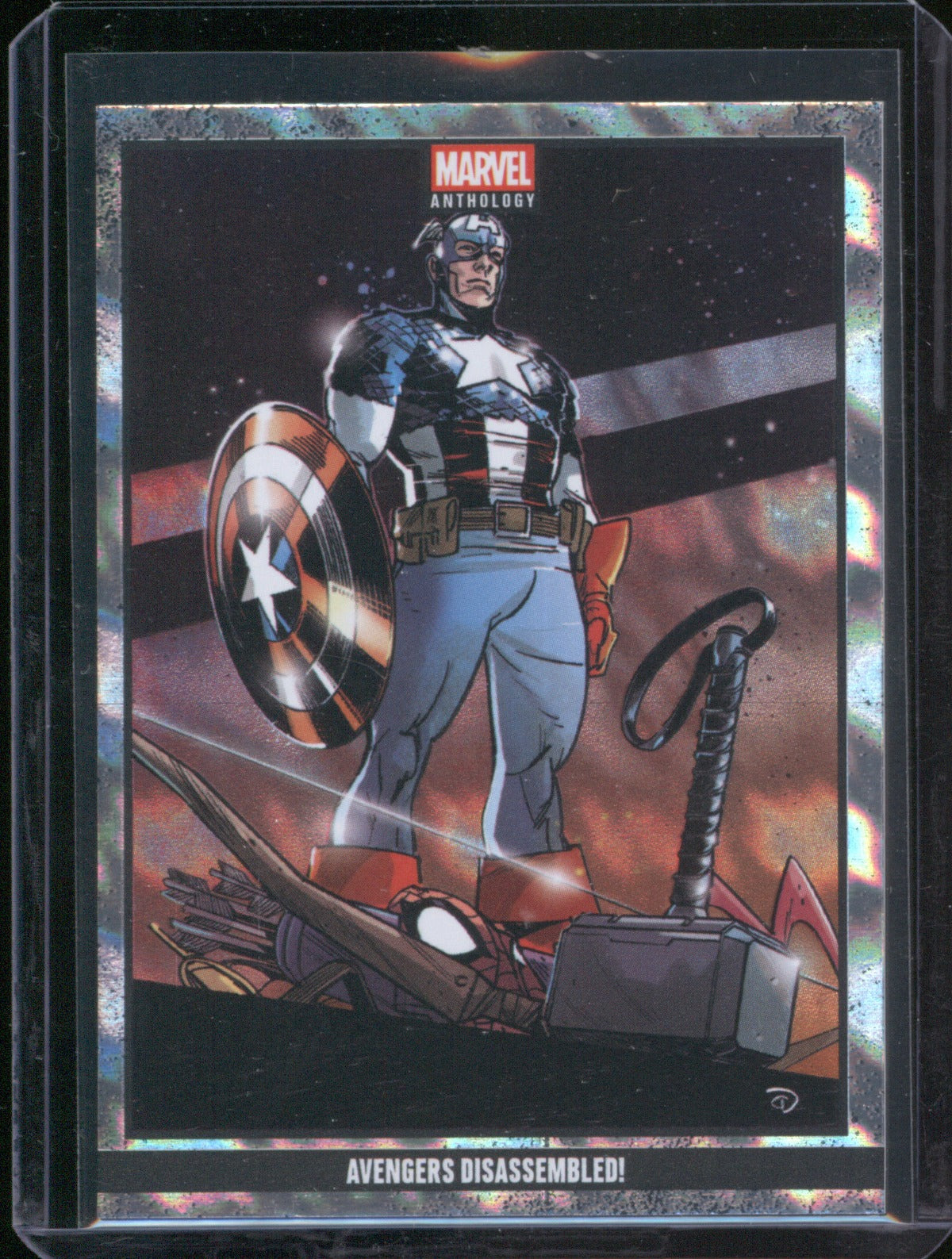 2025 Panini Marvel Anthology 55 Avengers Disassembled! Holo /500