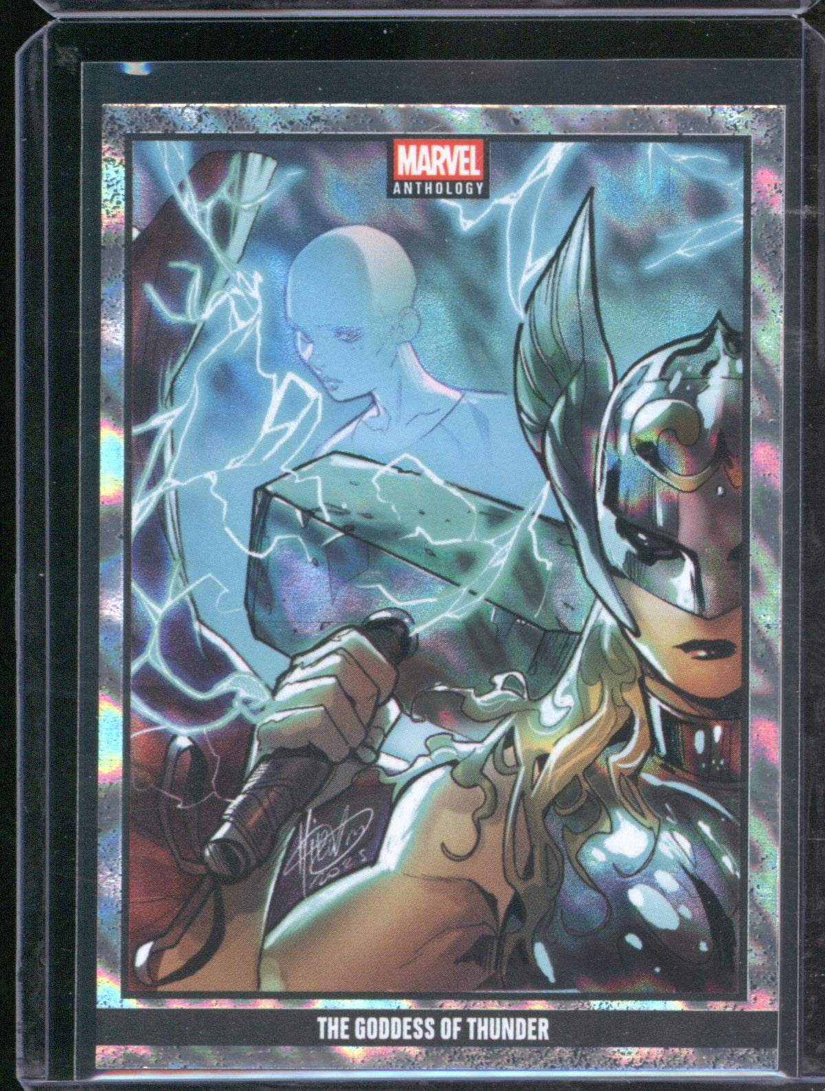 2025 Panini Marvel Anthology The Goddess Of Thunder 91 Holo