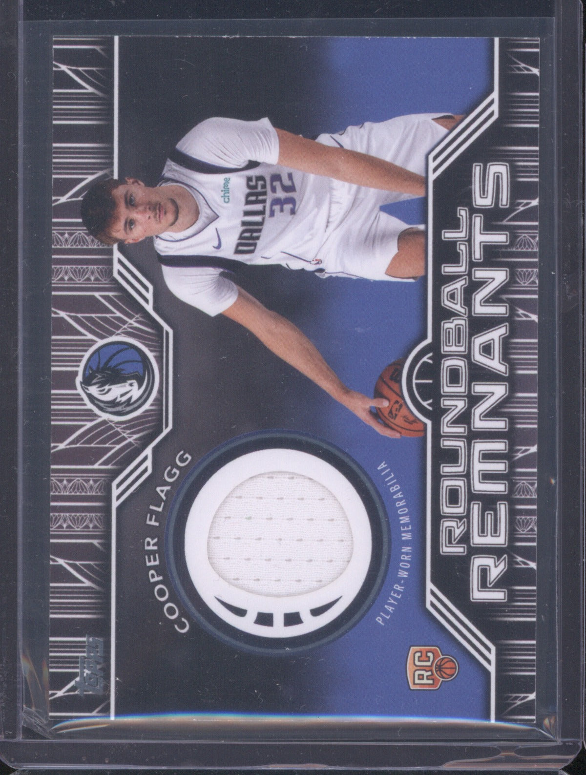 2025-26 Topps Cooper Flagg RRR-CF Rookie Roundball Remnants RC