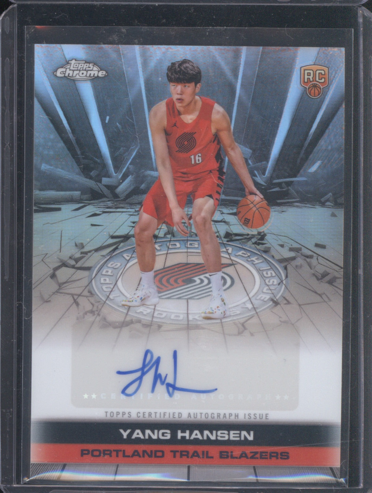2025-26 Topps Chrome Yang Hansen TAIR-YH Topps Autograph Issue Rookies