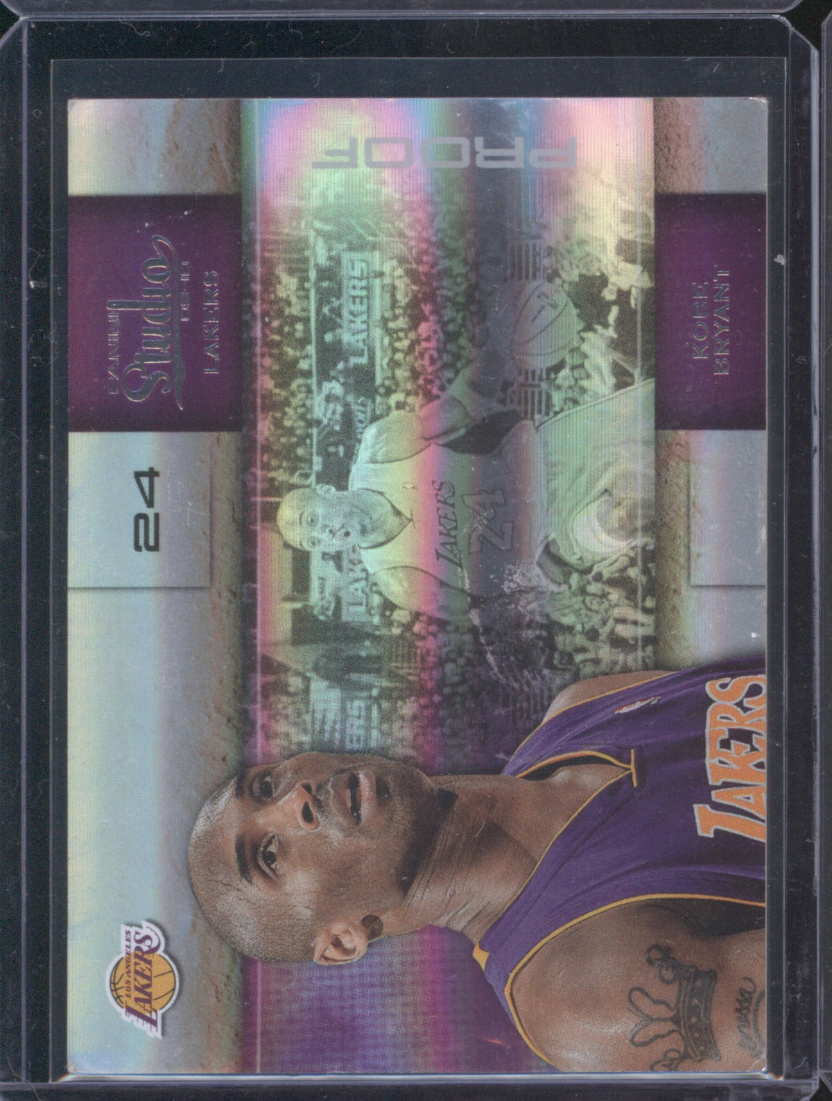 2009-10 Panini Studio Kobe Bryant 3 Silver Proof 08/99