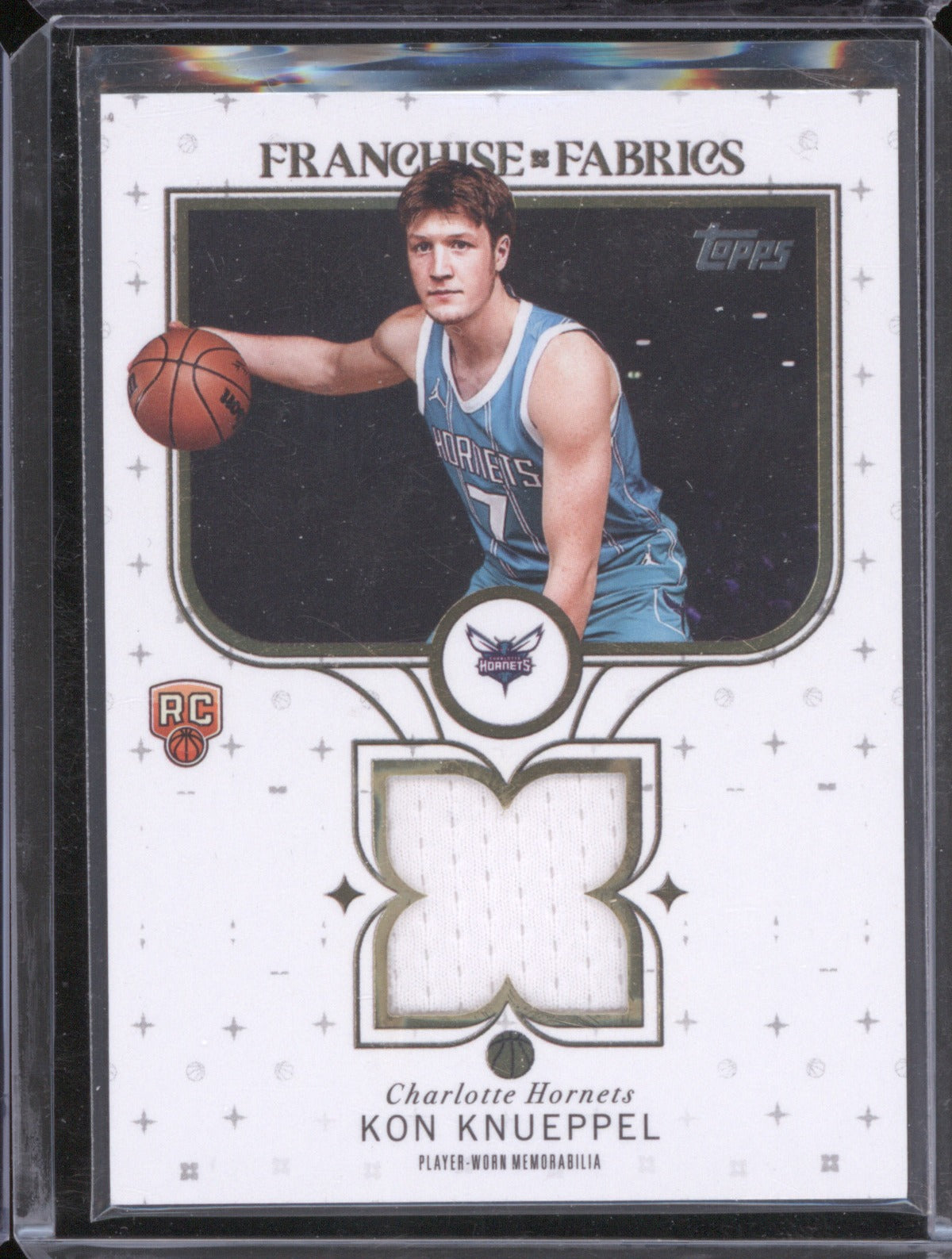 2025-26 Topps FF-KK Kon Knueppel Franchise Fabrics RC