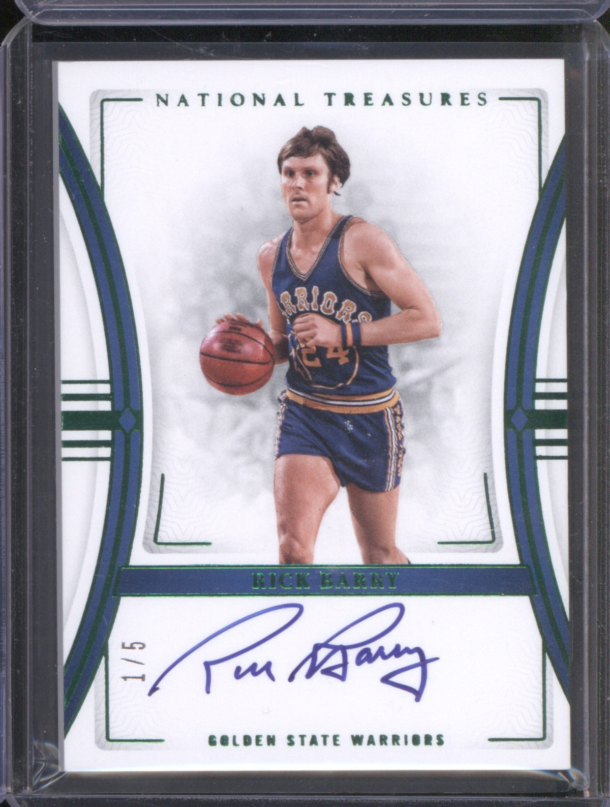 2023-24 Panini National Treasures S-RBY Rick Barry /5