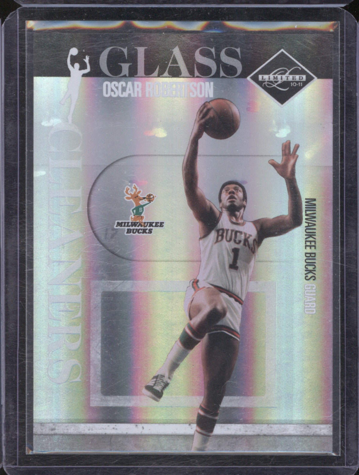 2010-11 Panini Limited Oscar Robertson 9 Glass Cleaners Silver Spotlight /49