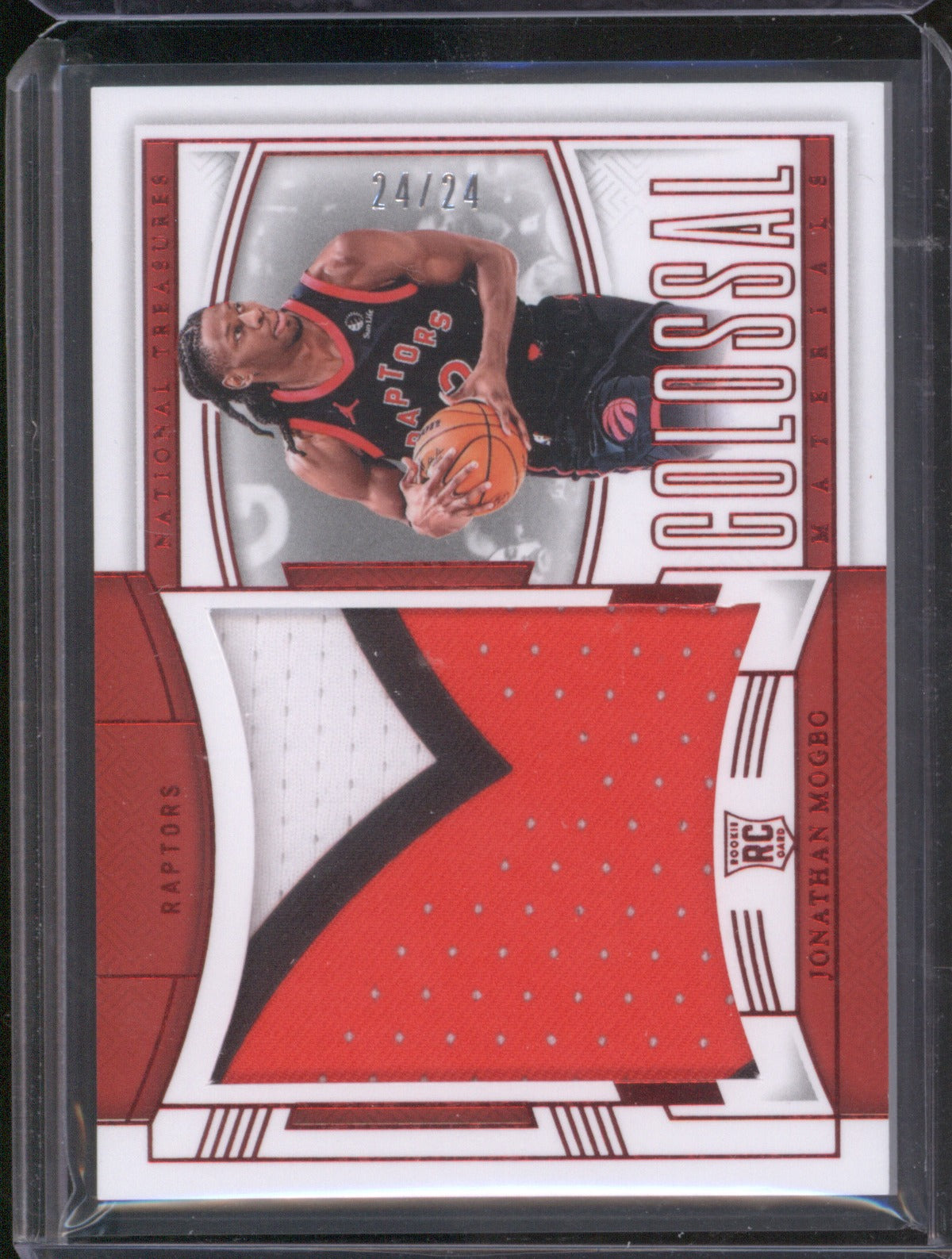 2025 Panini National Treasures Jonathan Mogbo Colossal Materials International