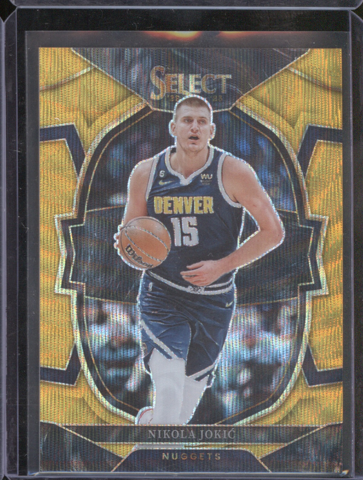 2022-23 Panini Select 1 Nikola Jokic Gold Wave Concourse /10