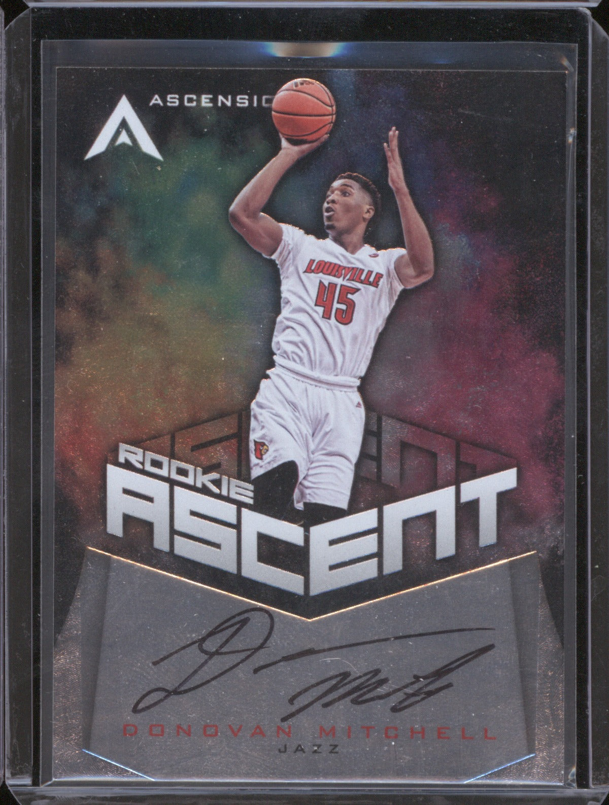 2017-18 Panini Ascension ASC-DON Donovan Mitchell Rookie Ascent Auto /299