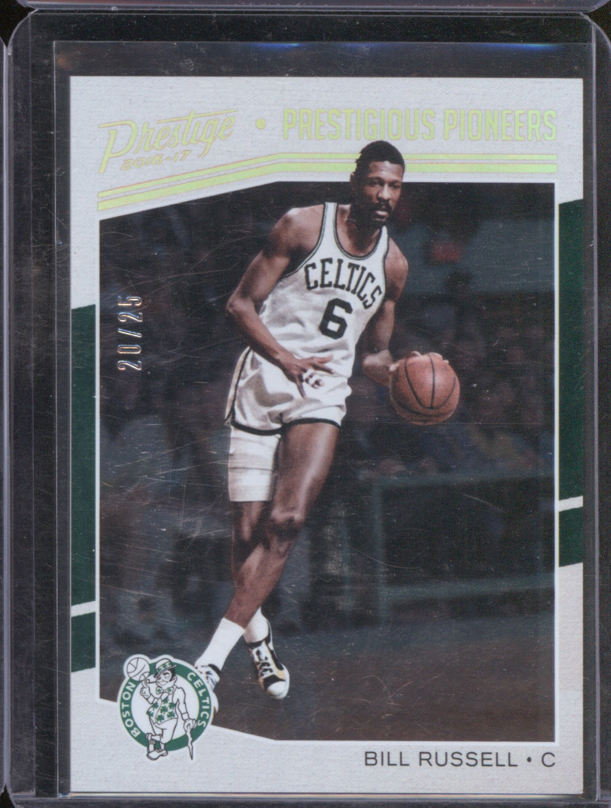 2016-17 Panini Prestige 9 Bill Russell Prestigious Pioneers /25